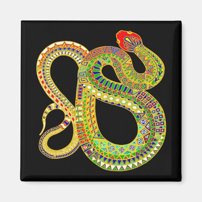 Südwestwüste Rattler Magnet (Vorne)