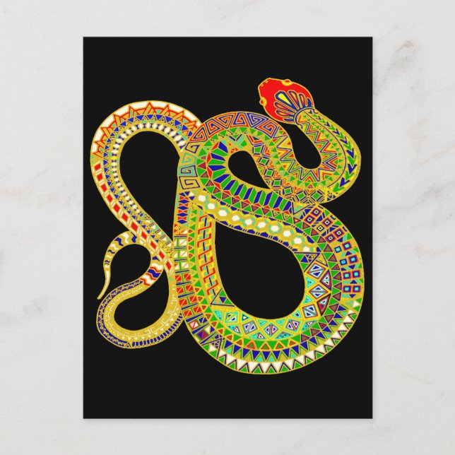 Südwestwüste Rattler Postkarte (Vorderseite)