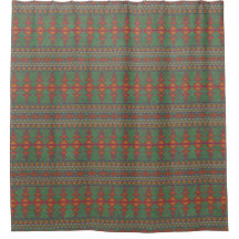 Südwestwüste Sagebrush Green Geometric Design