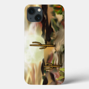 Südwestwüsten-Sonnenaufgang-abstrakte Kunst Case-Mate iPhone Hülle