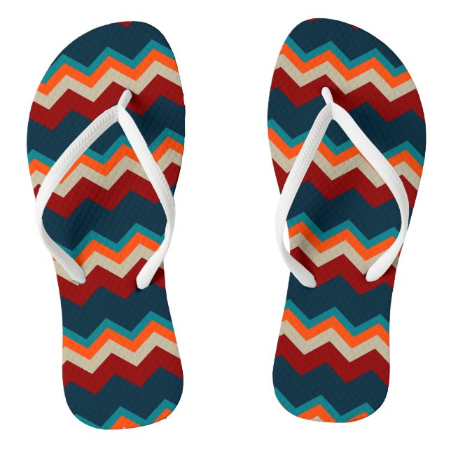 SüdwestZickzack Flip Flops (Fußbett)
