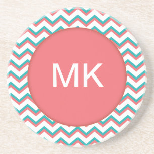 SüdwestZickzack Muster Sandstein Untersetzer