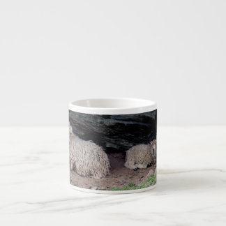 Südwolle-Schaf-Familien-Schützen Devons langes Espressotasse