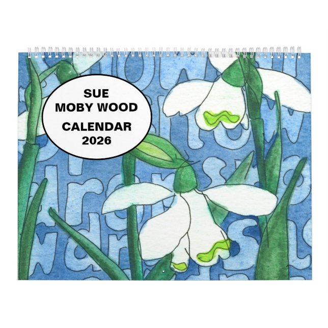 Sue Moby Wood Kalender 2026 (Titelbild)