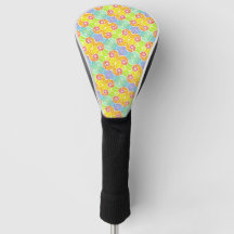 Sue Mosaic Golf Club Cover