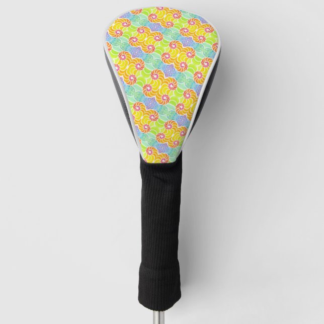Sue Mosaic Golf Club Cover Golf Headcover (Vorderseite)