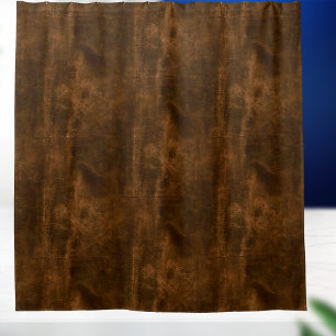 Süede Seam Look of Leather Duschvorhang