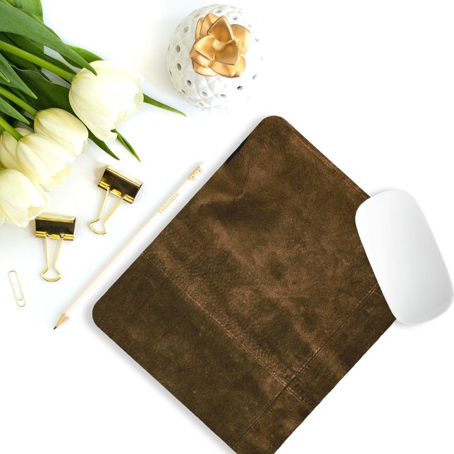 Süede Seam Look of Leather Mousepad (Von Creator hochgeladen)