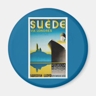 Süede via Londres Magnet