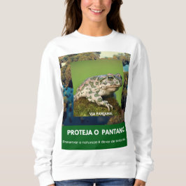 Suéter Básico Feminino Via Pantanal Sapo Sweatshirt