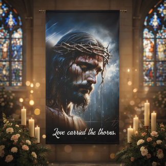 Suffering and Sacrifice Portrait Banner