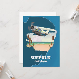 Suffolk East Anglia Karte