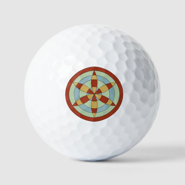 Suffolk Hexafoil (Daisy Wheel), Hexenmark Golfball (Vorderseite)