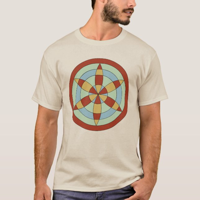 Suffolk Hexafoil (Daisy Wheel), Hexenmark T-Shirt (Vorderseite)