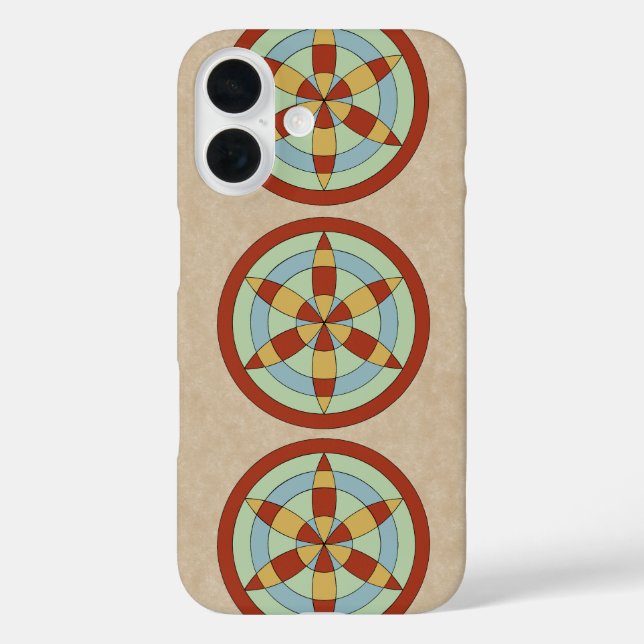 Suffolk Hexafoil (Daisy Wheel) Witch Mark Case-Mate iPhone Hülle (Rückseite)