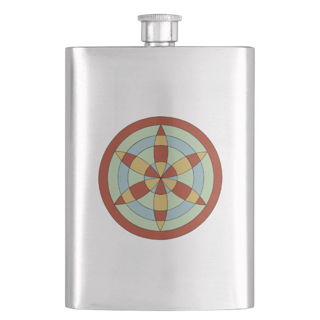 Suffolk Hexafoil (Daisy Wheel) Witch Mark Flachmann (Vorderseite)