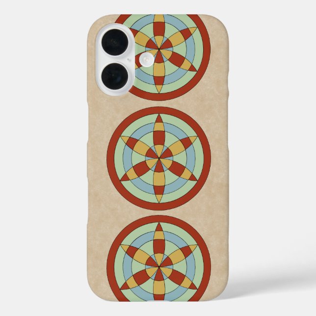 Suffolk Hexafoil (Gänseblümchen-Rad) Hexensymbol Case-Mate iPhone Hülle (Rückseite)