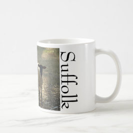 Suffolk-Schafe im Sonnenlicht Tasse