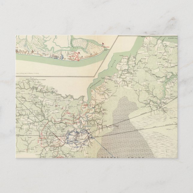 Suffolk & Umgebung Postkarte (Vorderseite)