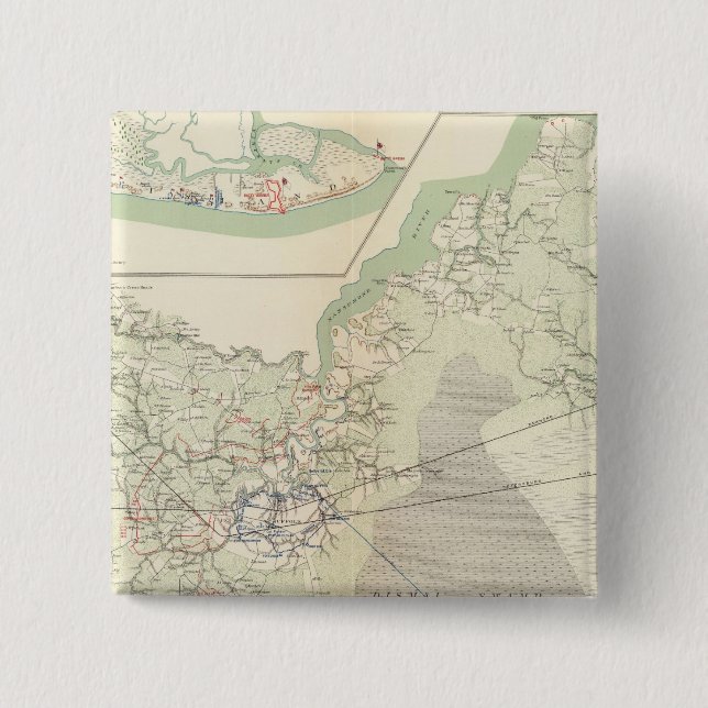 Suffolk und Umgebung Button (Vorderseite)
