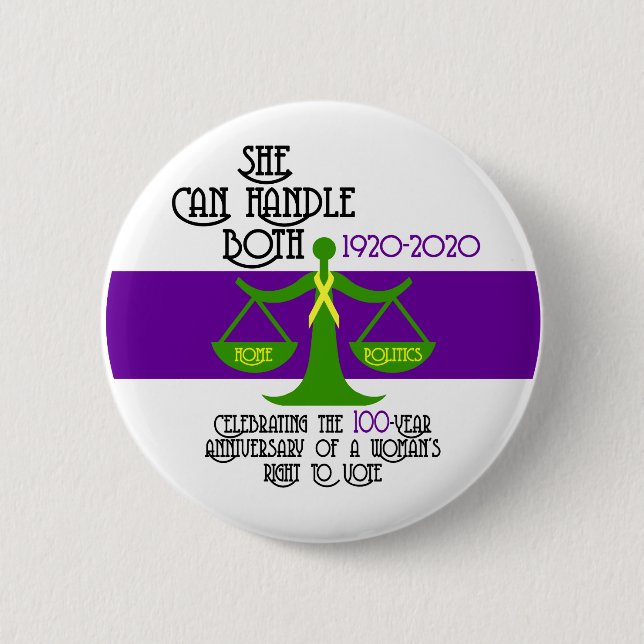 Suffrage Button (Vorderseite)