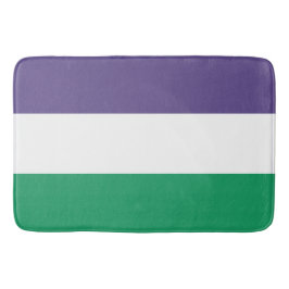 Suffragette Flag Badematte
