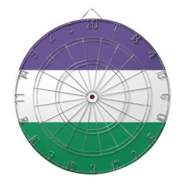 Suffragette Flag Dartscheibe