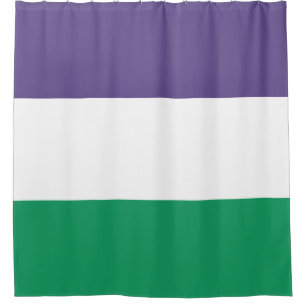 Suffragette Flag Duschvorhang