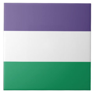 Suffragette Flag Fliese