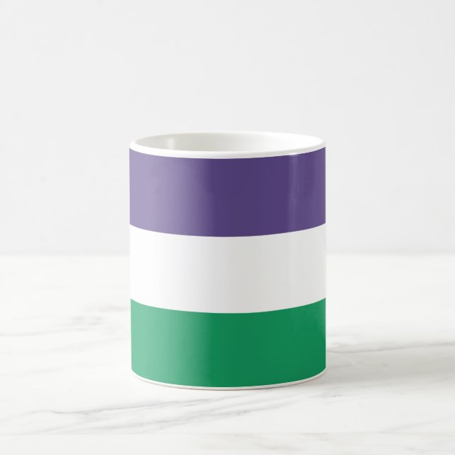 Suffragette Flag Kaffeetasse (Mittel)