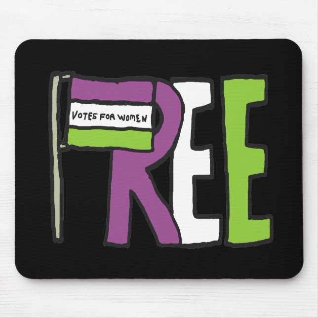 Suffragette Flag Mousepad (Vorne)