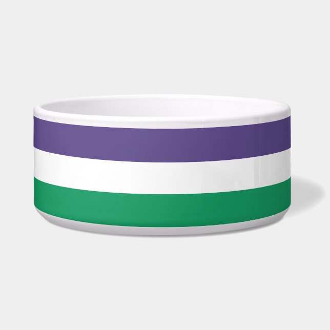 Suffragette Flag Napf (Vorderseite)