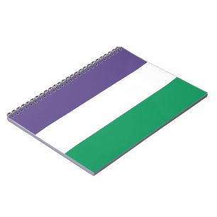 Suffragette Flag Notizblock