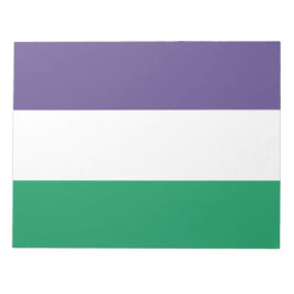 Suffragette Flag Notizblock