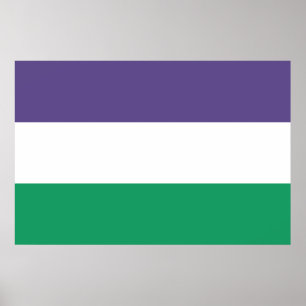Suffragette Flag Poster
