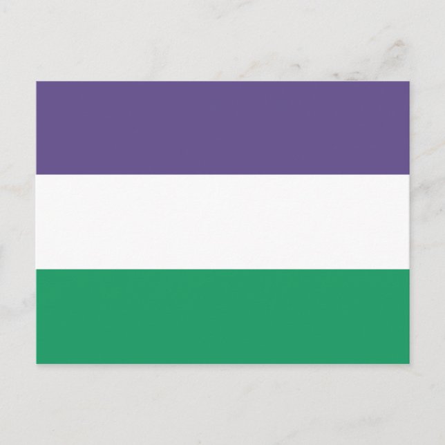 Suffragette Flag Postkarte (Vorderseite)