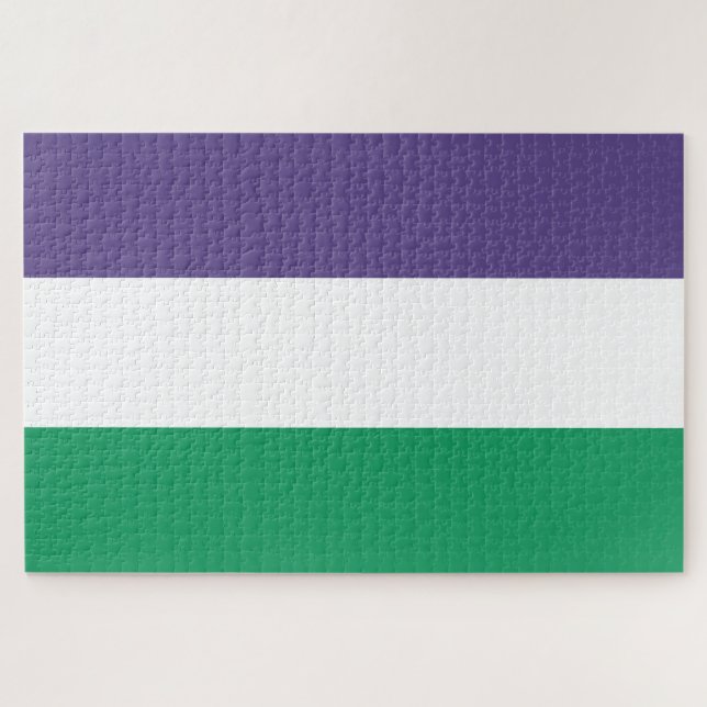 Suffragette Flag Puzzle (Horizontal)