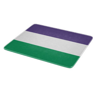 Suffragette Flag Schneidebrett