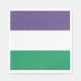 Suffragette Flag Serviette