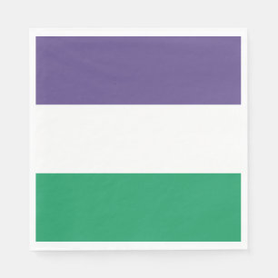 Suffragette Flag Serviette