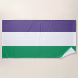 Suffragette Flag Strandtuch