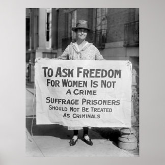 Suffragette for Alice Paul, 1917 Poster