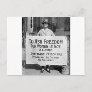 Suffragette for Alice Paul, 1917 Postkarte