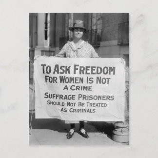 Suffragette for Alice Paul, 1917 Postkarte