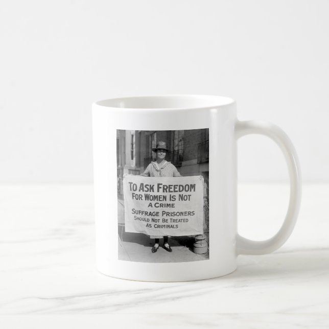 Suffragette für Alice Paul, 1917 Kaffeetasse (Rechts)