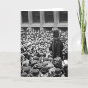 Suffragette geht auf die Straße: frühe 1910er Jahr Karte