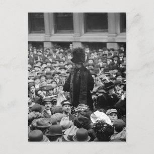 Suffragette geht auf die Straße: frühe 1910er Jahr Postkarte