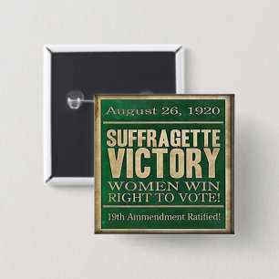 Suffragette-historisches Button-Recht zu wählen Button