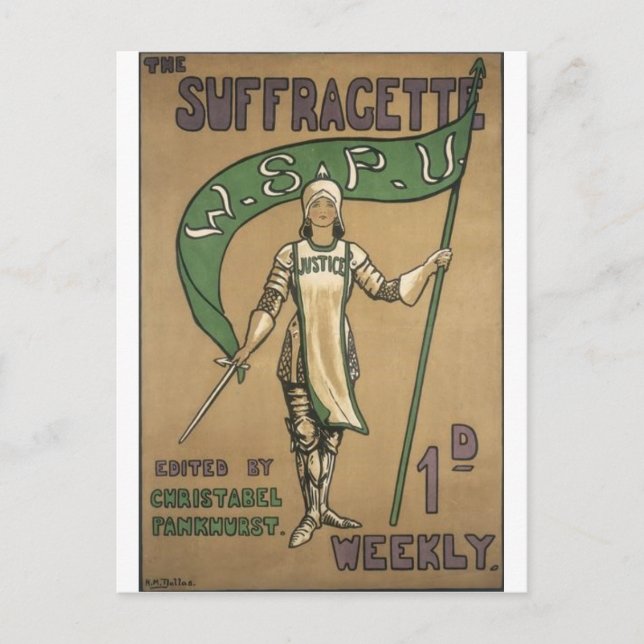 Suffragette Magazine Postkarte (Vorderseite)