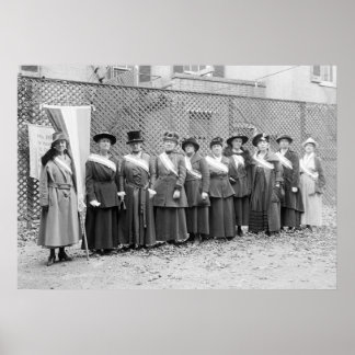 Suffragette Pickets: 1917 Poster